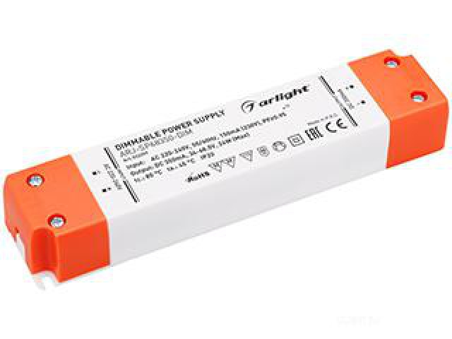 Блок питания ARJ-SP68350-DIM (24W, 350mA, PFC, Triac) (Arlight, IP20 Пластик, 3 года) фото:2