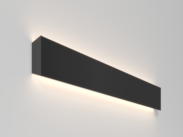 Профиль WALL-2575-DUAL-2000 ANOD BLACK (Arlight, Алюминий) фото:1