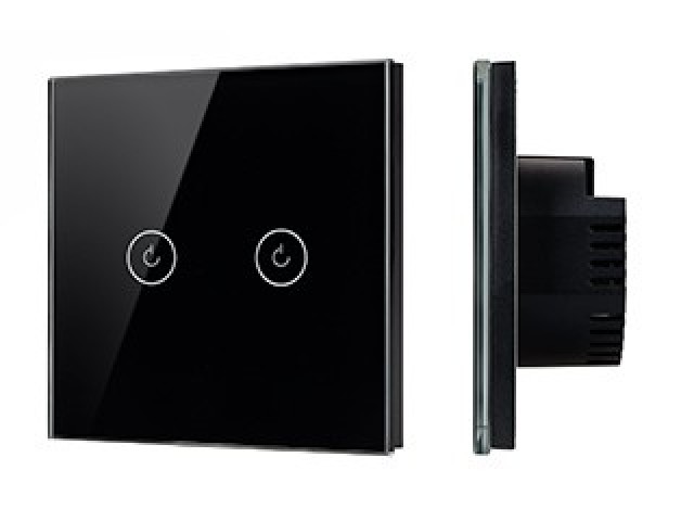 Выключатель сенсорный SWT-OMALI-S02-ZB-BK (250V, 10A, Zigbee) (Arlight, Стекло) фото:3