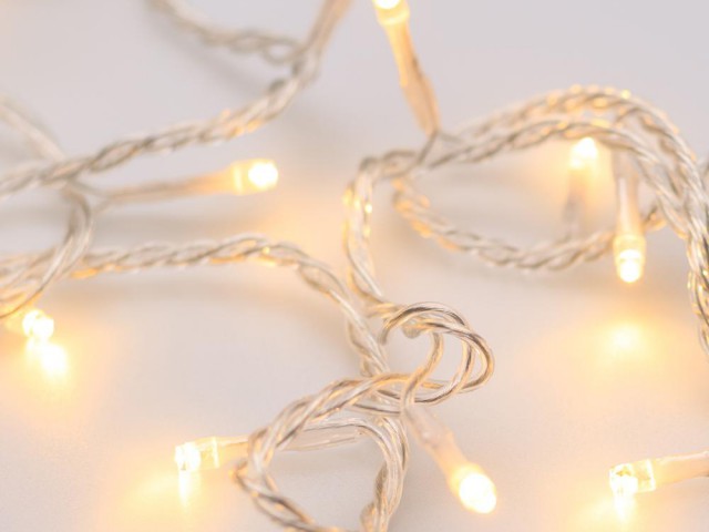Светодиодная гирлянда ARD-STRING-HOME-5000-CLEAR-50LED-STD WARM (230V, 3.5W) (Ardecoled, IP20) фото:1