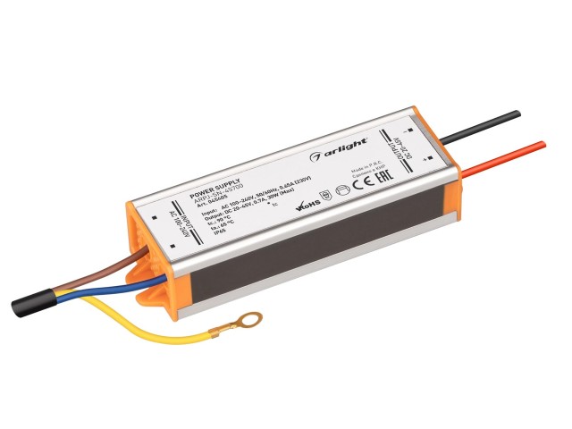 Блок питания ARPJ-SN-45700 (30W, 20-45V, 700mA) (Arlight, IP65 Металл, 3 года) фото:1