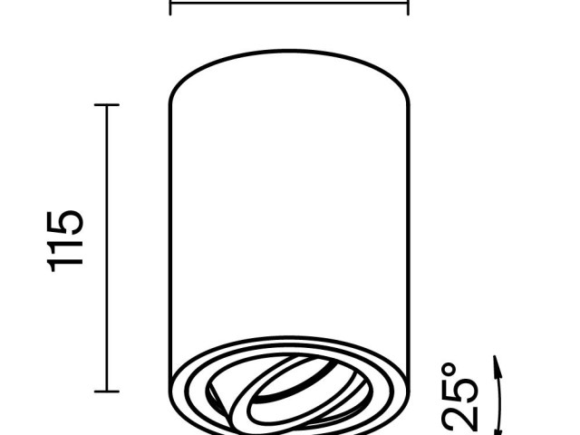 Потолочный светильник Technical C016CL-01W фото:9