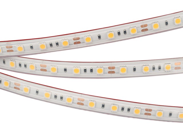 Лента герметичная RTW-PS-B60-12mm 12V White6000 (14.4 W/m, IP67, 5060, 5m) (Arlight, 14.4 Вт/м, IP67) фото:2