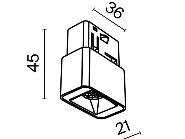 Трековый светильник Technical TR100-2-2W3K-S-B фото:6