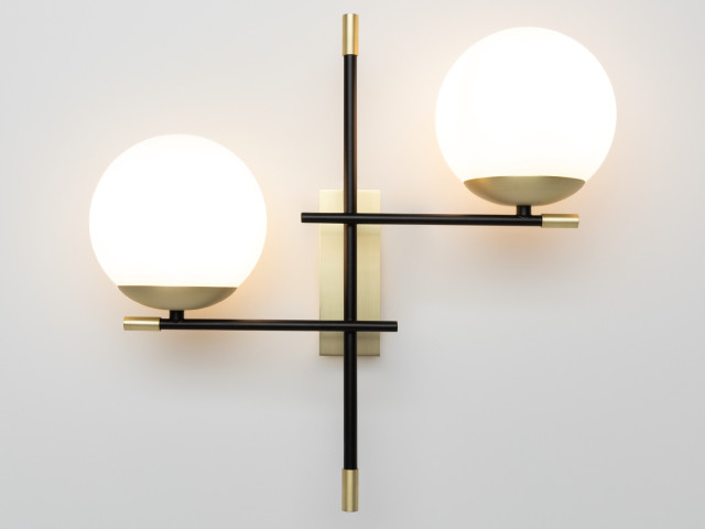 Настенный светильник (бра) Maytoni MOD050WL-02G фото:22