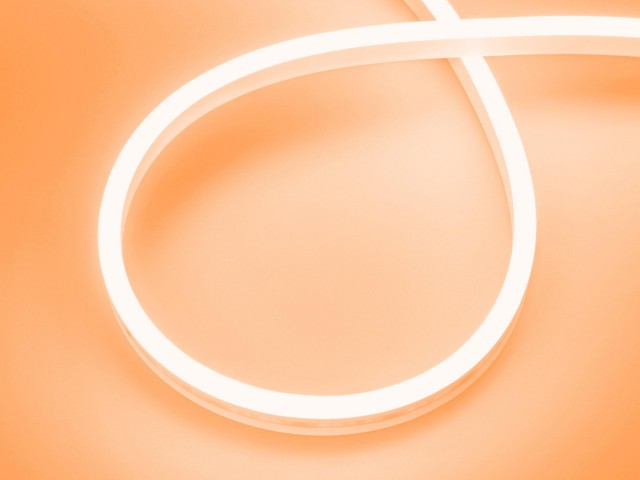 Лента герметичная AURORA-PS-A120-12x6mm 24V Amber (10 W/m, IP65, 2835, 5m) (Arlight, Силикон) фото:3