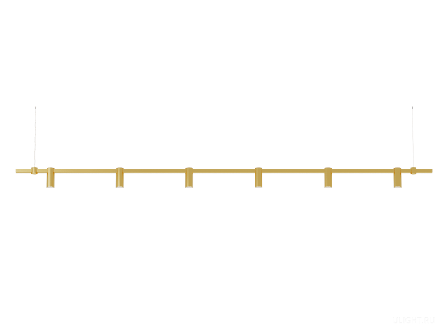 Подвесной светильник HOKASU PL9 (GOLD/3000mm – D55/140mm/3K/60W/38deg) фото:1