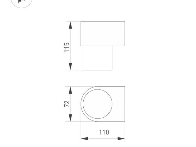 Светильник SP-SPICY-WALL-S115x72-6W Warm3000 (BK, 40 deg) (Arlight, IP20 Металл, 3 года) фото:4