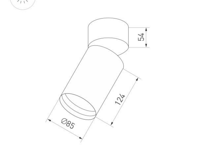 Светильник SP-POLO-SURFACE-FLAP-R85-15W Day4000 (BK-BK, 40 deg) (Arlight, IP20 Металл, 3 года) фото:17