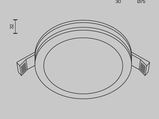 Встраиваемый светильник Technical DL303-L12B4K фото:1