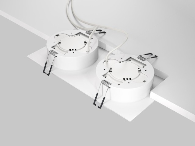 Встраиваемый светильник Technical DL086-02-GX53-SQ-W фото:11