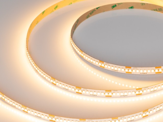 Лента UL-A240-10mm 24V Warm2700 (19 W/m, IP20, 5m) (Arlight, 7 лет) фото:2