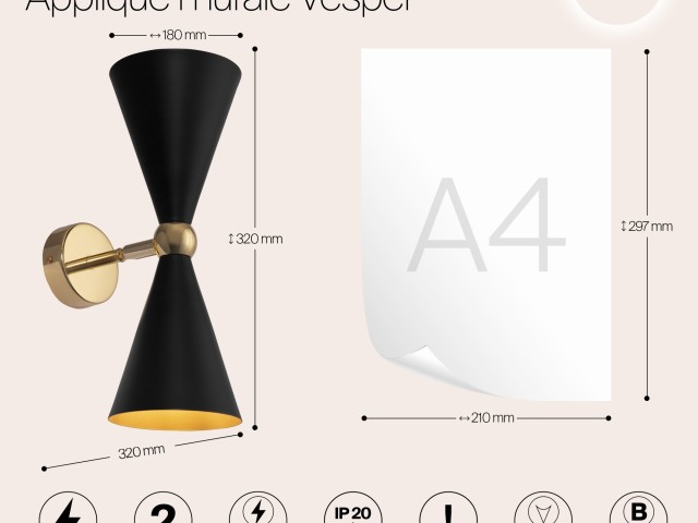 Настенный светильник (бра) Maytoni MOD108WL-02GB фото:11