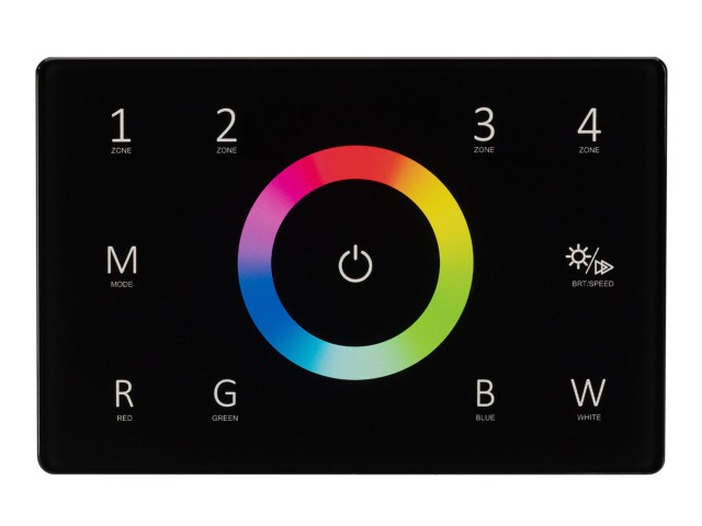 Панель Sens SMART-P85-RGBW Black (230V, 4 зоны, 2.4G) (Arlight, IP20 Пластик, 5 лет) фото:9