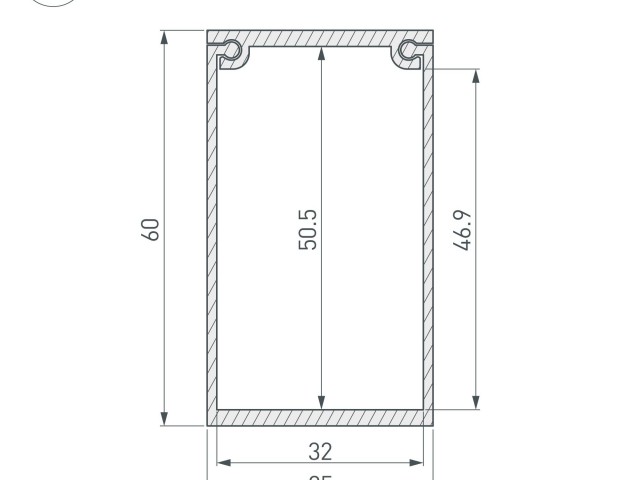 Потолочный короб для блока питания SL-BOX-480 (Arlight, Алюминий) фото:8