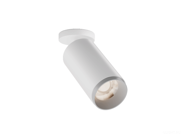 Накладной светильник HOKASU Tube ON Zoom (85-160/ral9003 – 40w/4090/12-50deg) фото:1