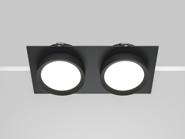 Встраиваемый светильник Technical DL086-02-GX53-SQ-B фото:4