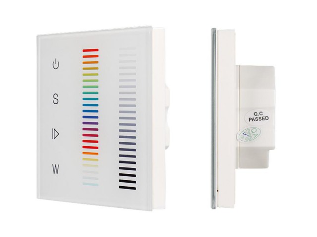 Панель Sens SR-2834RGBW-AC-RF-IN White (220V,RGBW,1 зона) (Arlight, IP20 Пластик, 3 года) фото:7