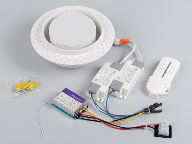 Светильник SP-ARCLOOP-TRIMLESS-D180-20W Day4000-Warm3000 (WH, 120 deg, 230V) (Arlight, Алюминий) фото:6