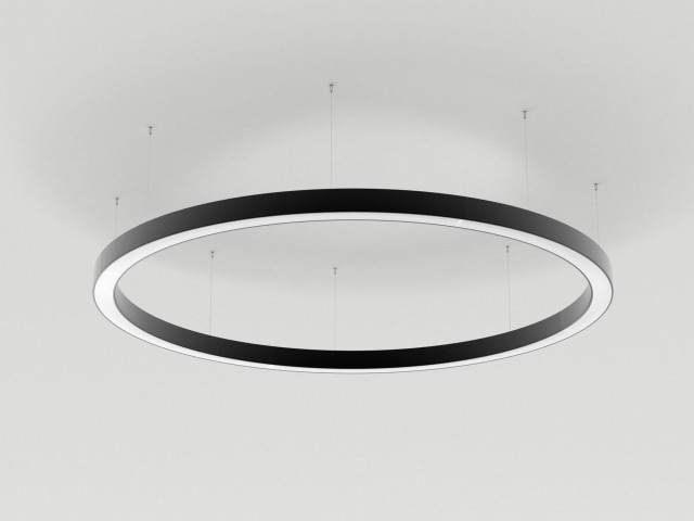 Светильник SP-LINE-HANG-ARC-O3535-D800-65W Warm3000 (BLACK, 230V) (Arlight, Металл) фото:2