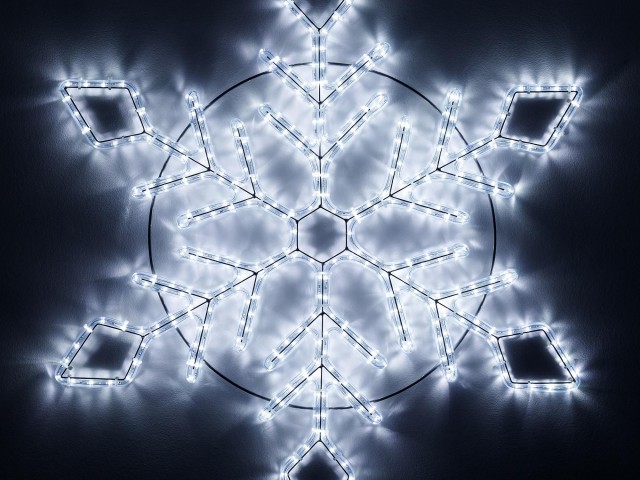 Фигура ARD-SNOWFLAKE-M9-900x900-360LED White (230V, 22W) (Ardecoled, IP65) фото:3