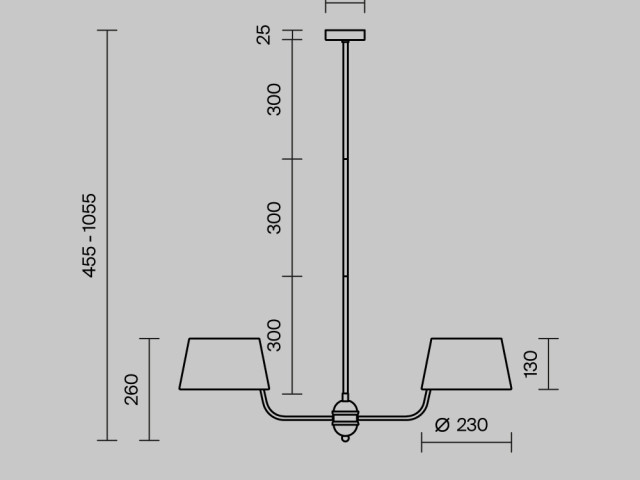 Подвесной светильник Maytoni MOD360PL-06BS фото:15