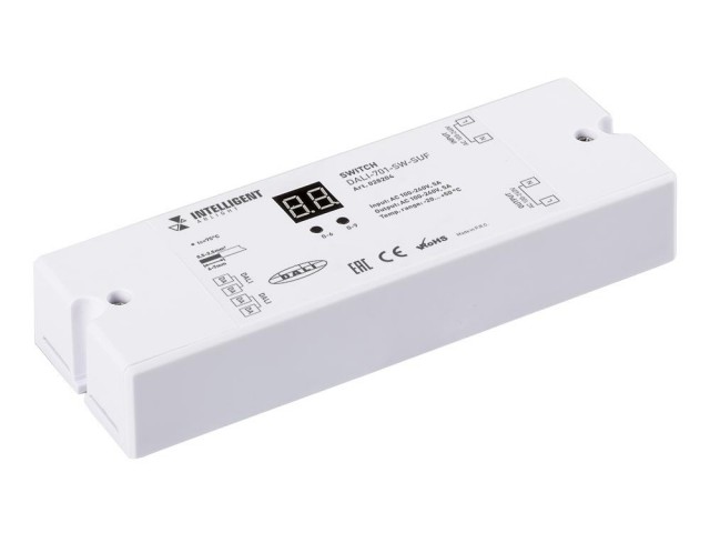 INTELLIGENT ARLIGHT Релейный модуль DALI-701-SW-SUF (BUS, 5A) (IARL, -) фото:1