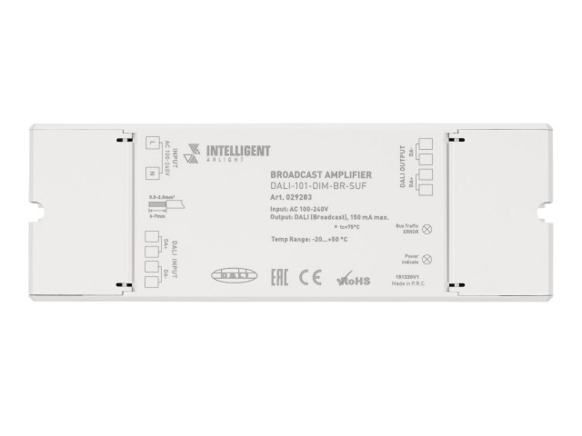 INTELLIGENT ARLIGHT Усилитель DALI-101-DIM-BR-SUF (DALI bus, 230V) (IARL, -) фото:2