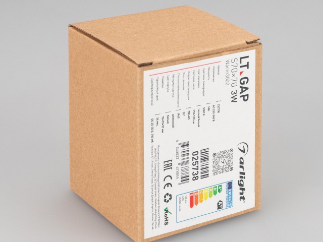 Светильник LT-GAP-S70x70-3W Warm3000 (WH, 30 deg) (Arlight, IP65 Металл, 3 года) фото:1