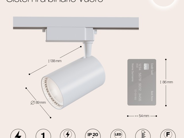 Трековый светильник Technical TR003-1-30W4K-W фото:7