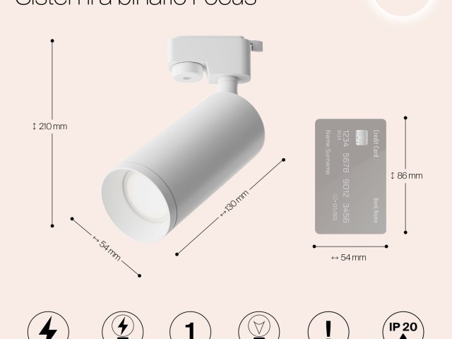 Трековый светильник Technical TR004-1-GU10-W фото:12