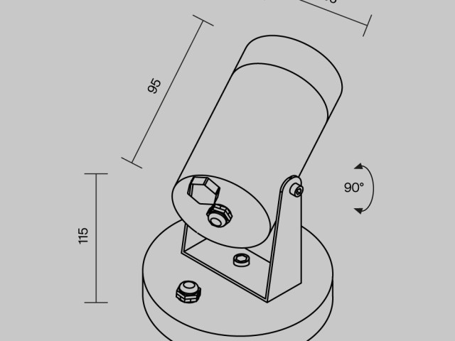 Уличный настенный светильник Outdoor O025WL-01B фото:11