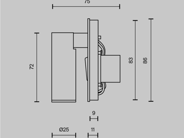 Настенный светильник (бра) Technical C040WL-L3B3K фото:13