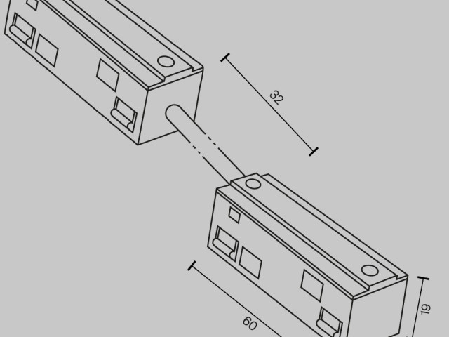 Комплектующие для систем освещения с токоведущими элементами Technical TRA034CPC-42W-5-1 фото:1