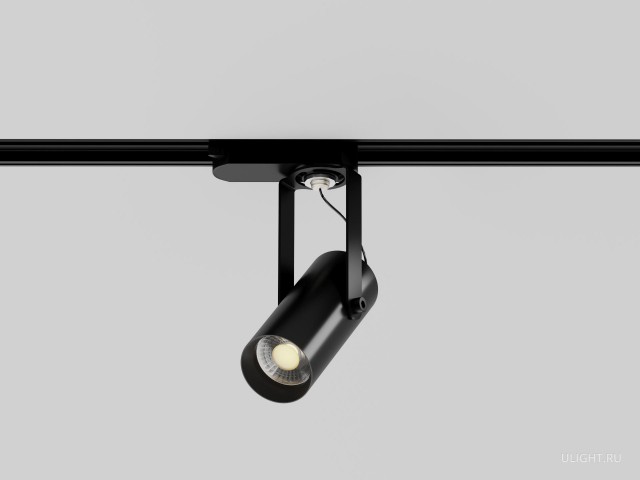 Трековый светильник HOKASU Tube Clip TR2 (85-160/ral9005 – 30w/4090/60deg) фото:9