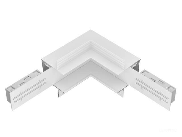 Соединительный элемент HOKASU OneLine Edgeless (L2/RAL9003) фото:1