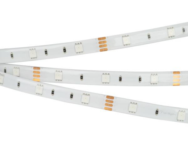 Лента герметичная RTW-SE-B30-10mm 12V RGB (7.2 W/m, IP65, 5060, 5m) (Arlight, -) фото:1