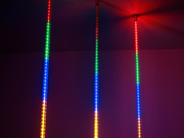 Светодиодная гирлянда ARD-ICEFALL-CLASSIC-D23-1000-CLEAR-96LED-LIVE RGB (230V, 1.5W) (Ardecoled, IP65) фото:1