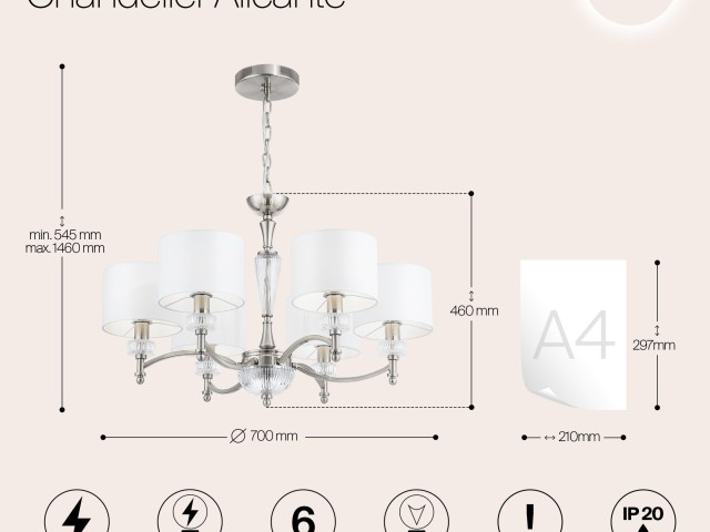 Люстра Maytoni MOD014CL-06N фото:31