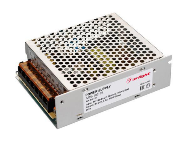 Блок питания ARS-100-24 (24V, 4.2A, 100W) (Arlight, IP20 Сетка, 2 года) фото:2