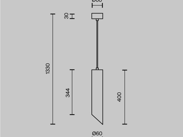 Подвесной светильник Technical P044PL-01-40GU10-W фото:8