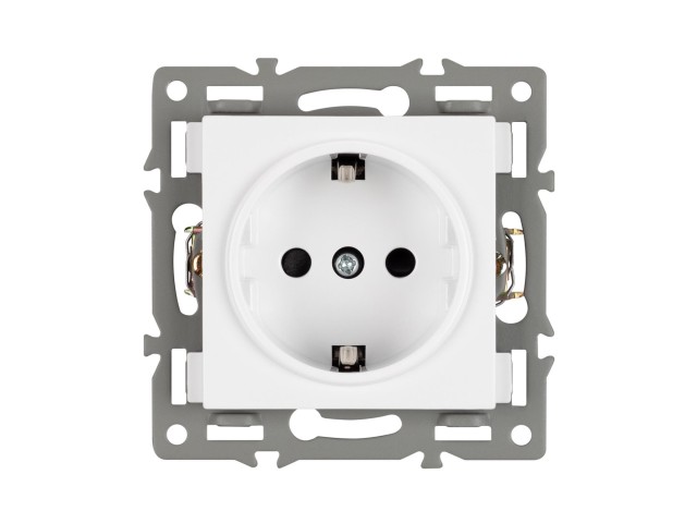 Механизм электрической розетки SCT-MEU1-PL-WH (250V, 16A) (Arlight, -) фото:3
