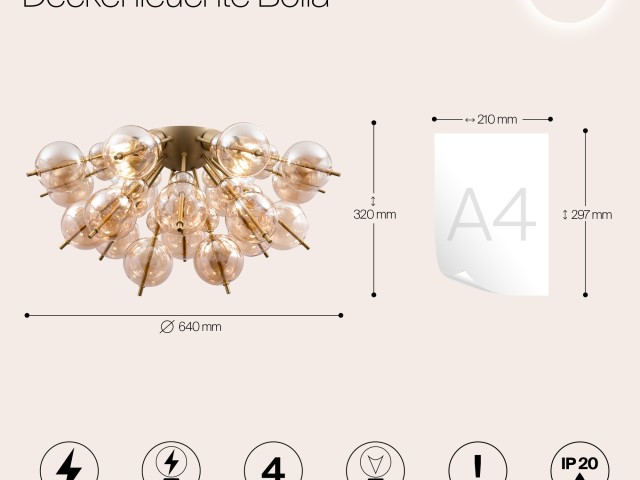 Потолочный светильник Maytoni MOD133CL-04BS фото:14