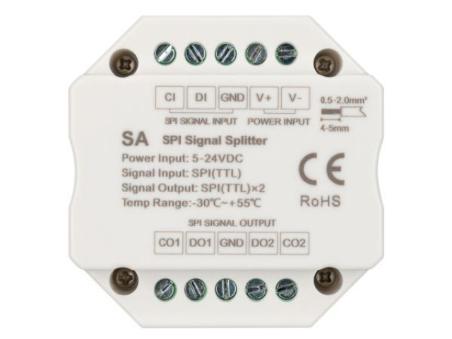 Усилитель SMART-SPI (12-24V, 2 output) (Arlight, IP20 Пластик, 5 лет) фото:3