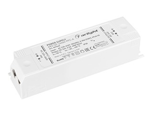 Блок питания ARV-SP-24060-PFC-A (24V, 2.5A, 60W) (Arlight, IP20 Пластик, 5 лет) фото:1