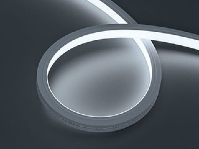 Лента герметичная MOONLIGHT-TOP-X320-13x12mm 24V White6500 (5 W/m, IP67, sauna, 5m, wire x1) (Arlight, Вывод вниз, 3 года) фото:1