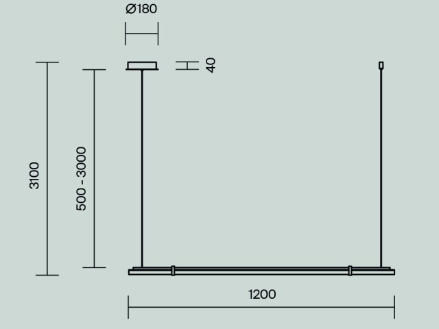 Подвесной светильник Maytoni MOD340PL-L20BS3K фото:6