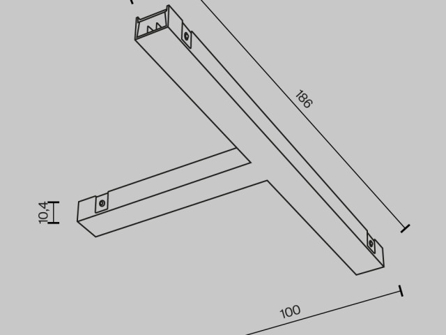Комплектующие для систем освещения с токоведущими элементами Technical TRA172TPC-1B фото:7
