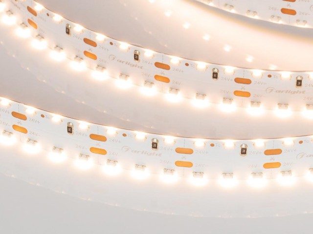 Лента RS 2-5000 24V Warm2700 2x2 15mm (3014, 240 LED/m, LUX) (Arlight, 19.2 Вт/м, IP20) фото:7