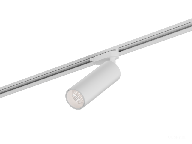 Трековый светильник HOKASU Tube TR2 (55-120/ral9003 – 10w/4098/23deg) фото:1